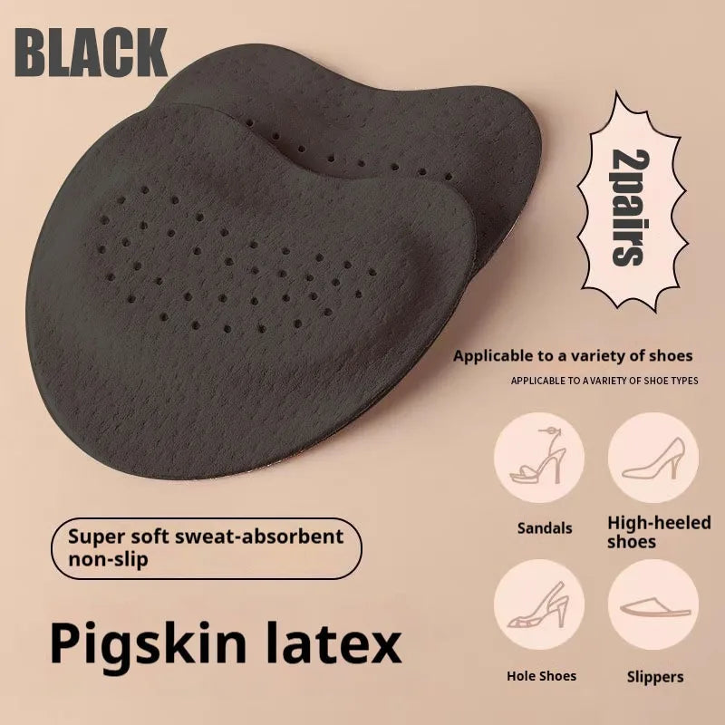 2Pairs Anti-slip Stickers Pad Insoles Toe Cushion