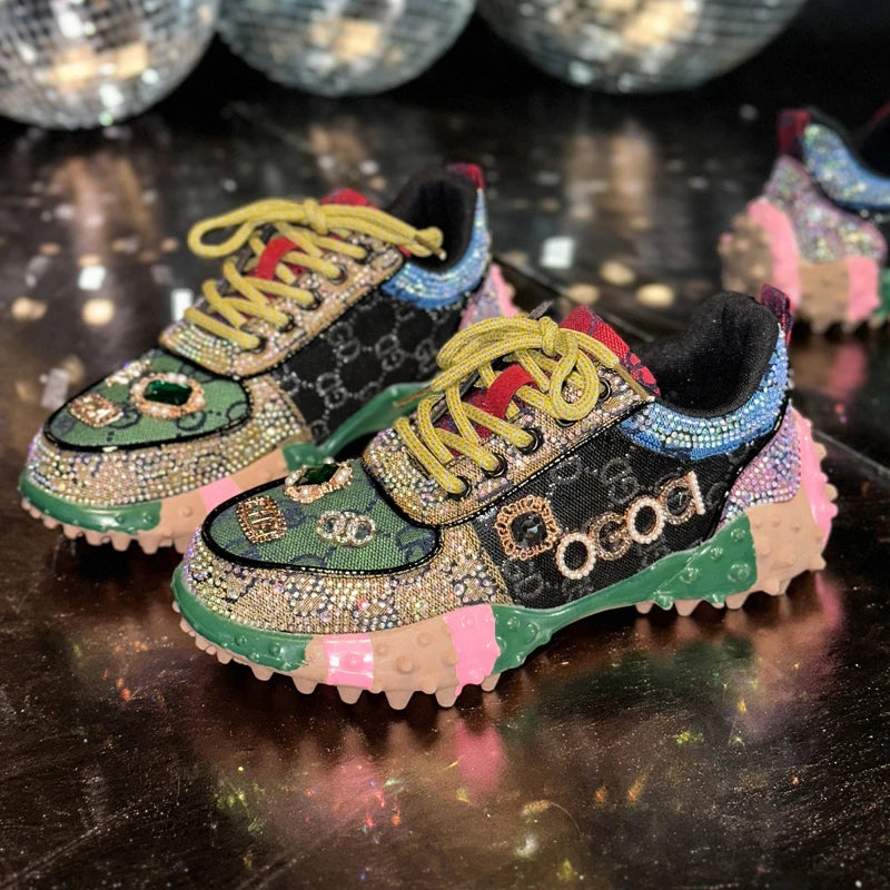 Diamond Rhinestone Sneakers