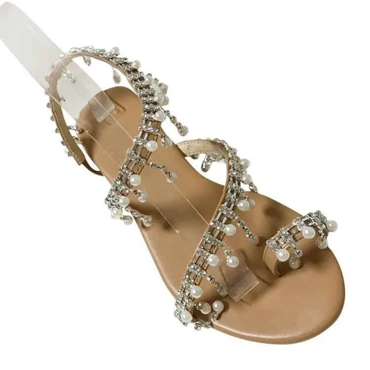 Pearl Tassels Women's Sandals NEW!