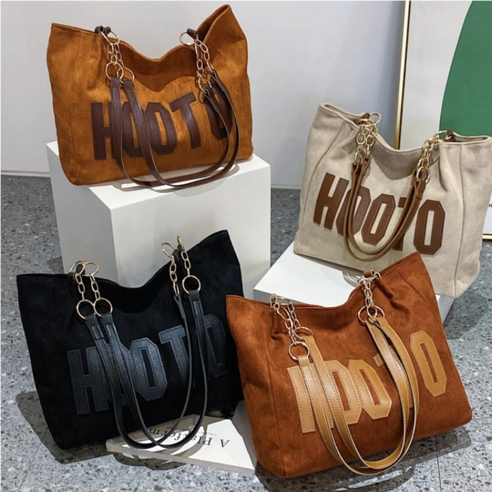 Canvas Shoulder Handbags