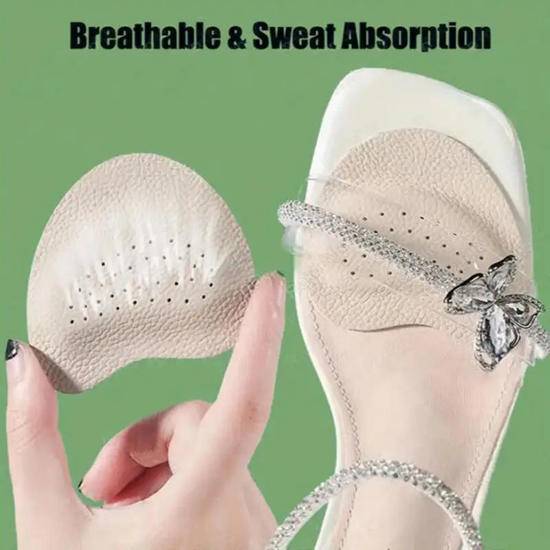 2Pairs Anti-slip Stickers Pad Insoles Toe Cushion