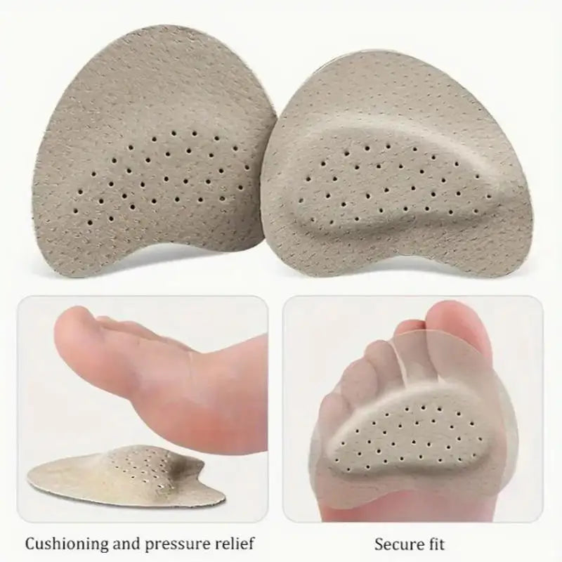 2Pairs Anti-slip Stickers Pad Insoles Toe Cushion