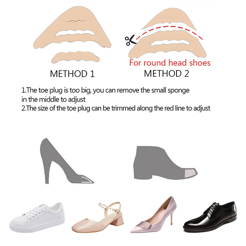 Toe Plug Insoles Cushion